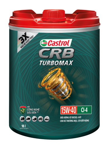 dầu castrol CRB Turbomax 15w-40